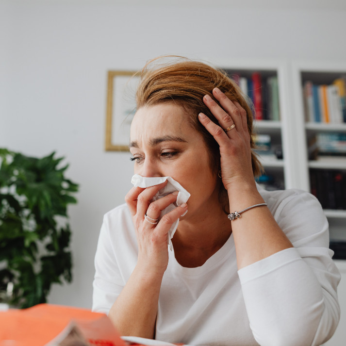 histamine intolerance, histamine headache, runny nose, sinusitis